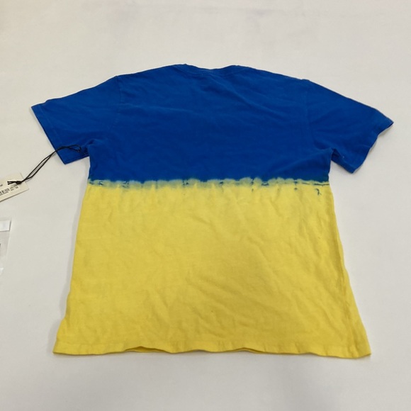 Agolde Tie Dye Blue/Yellow Ukraine Tshirt PR13-20 - Picture 5 of 5